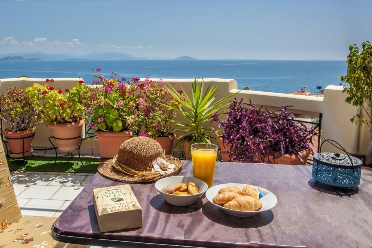 Seaside Holiday Apartment Xiropígado Kültér fotó